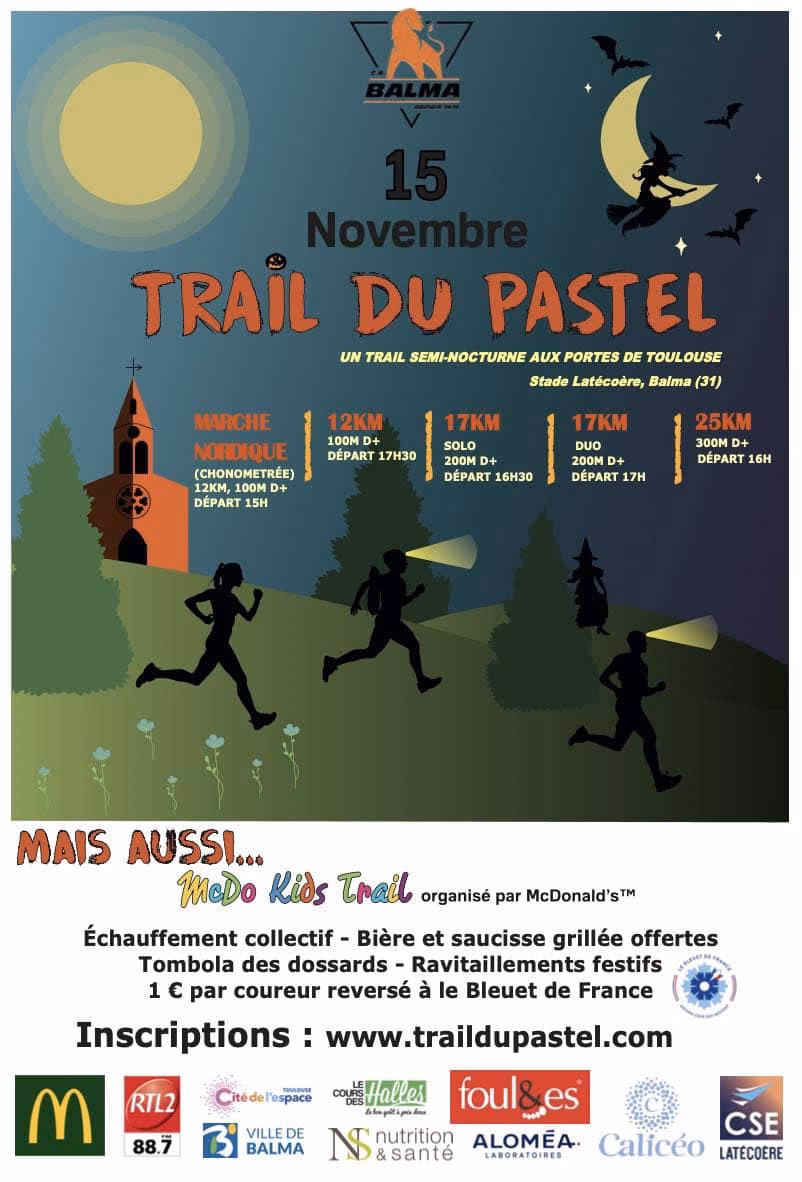 Où a lieu le Trail du Pastel ?
