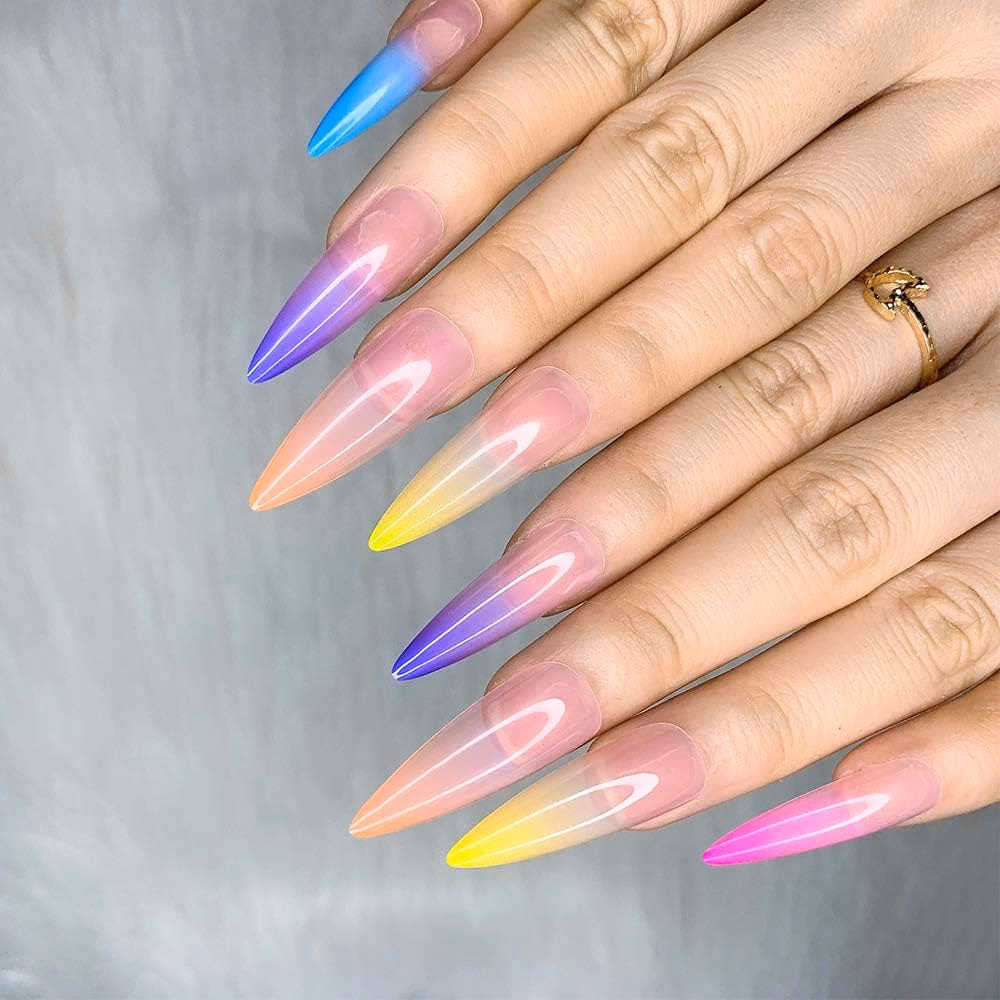 ¿Cuáles son los colores de las uñas arcoíris?
