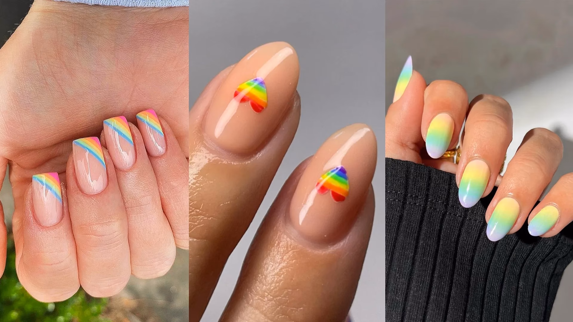 ¿Cuáles son los colores de las uñas arcoíris?