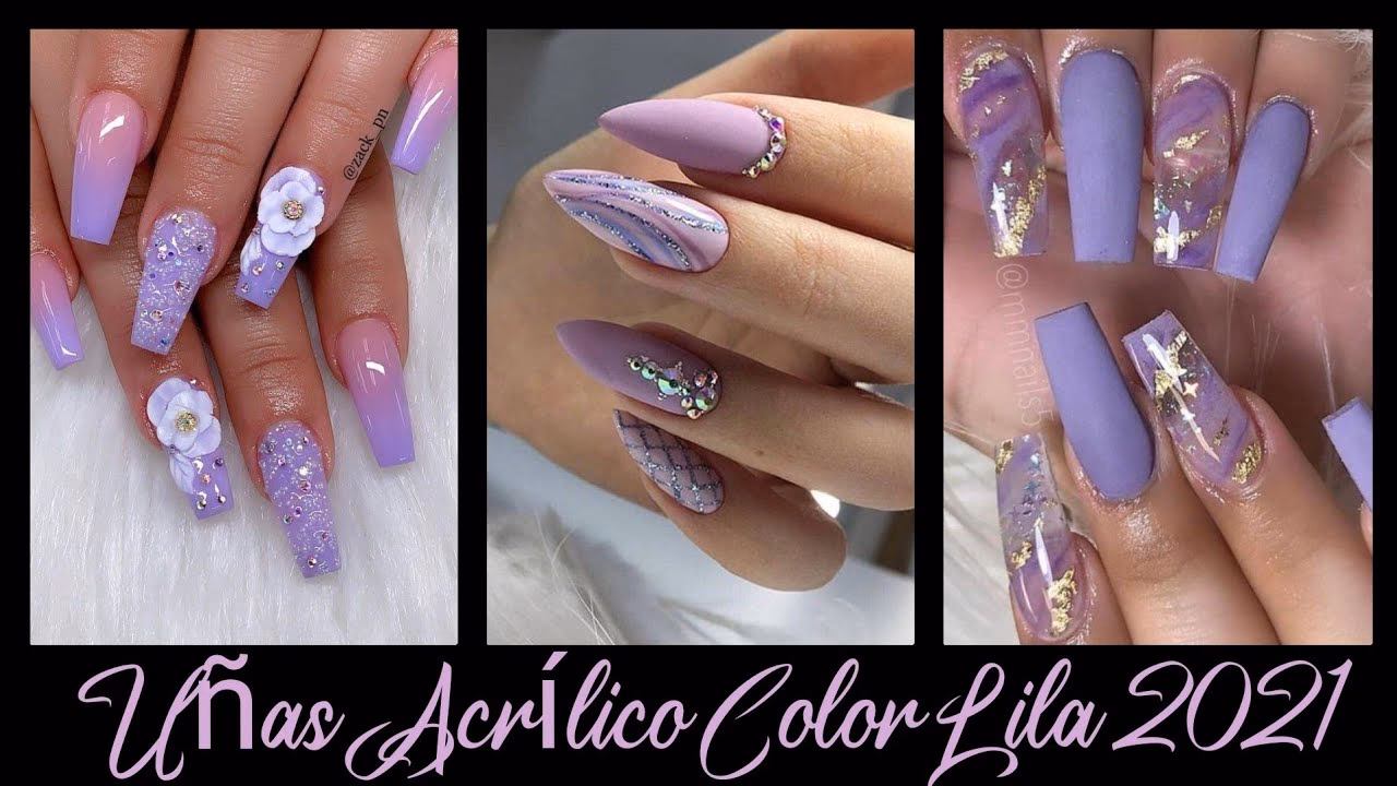 ¿Qué colores combinan con las uñas lilas?