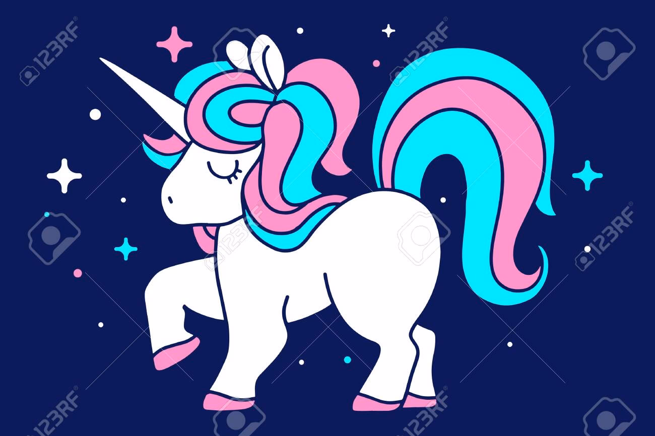¿Cuáles son los colores de los cuernos del Unicornio malvado?