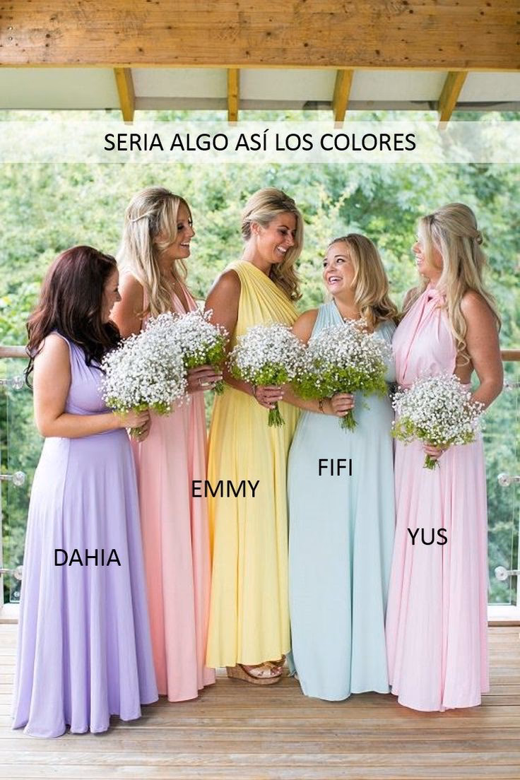 ¿Cuáles son los mejores vestidos de dama de Honor?