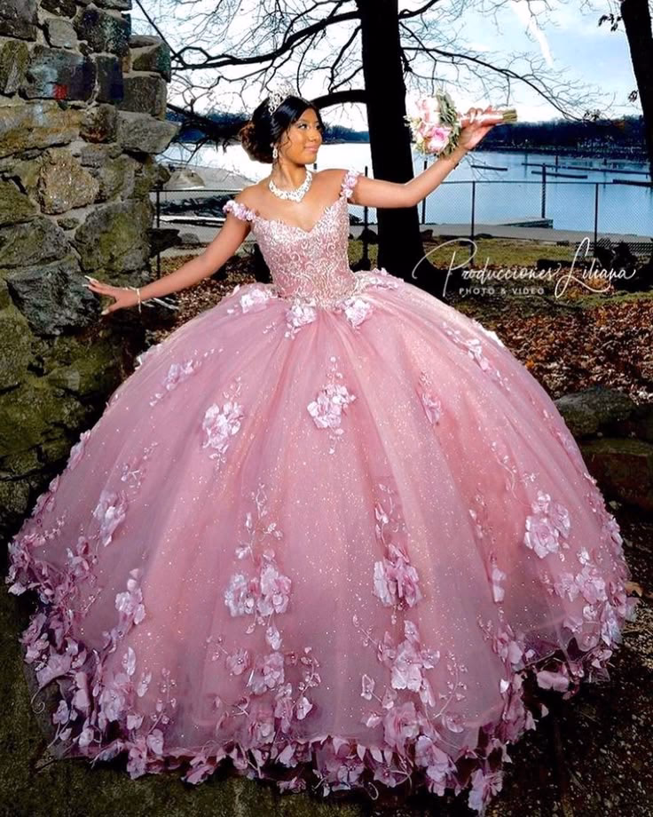 ¿Cuáles son los mejores diseños para vestidos de 15 años Rosa?