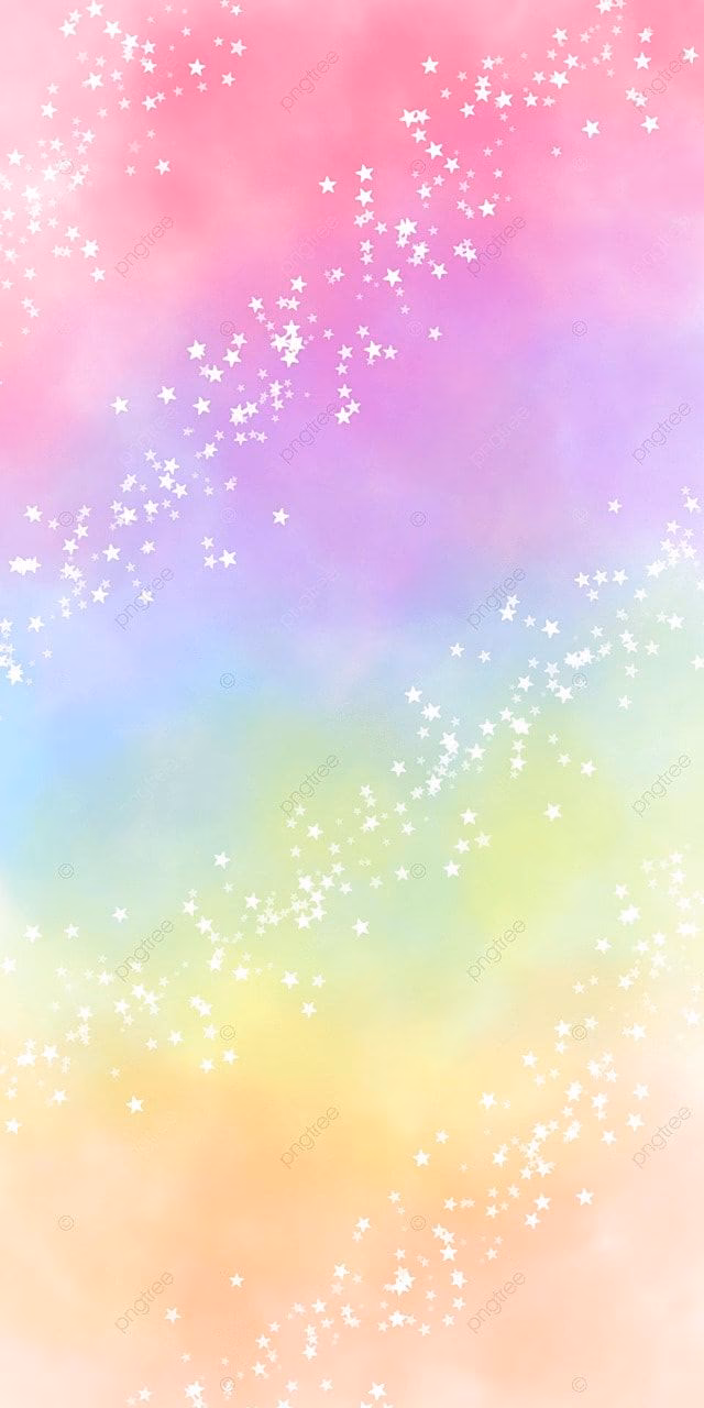 What colors are in the pastel rainbow color scheme?