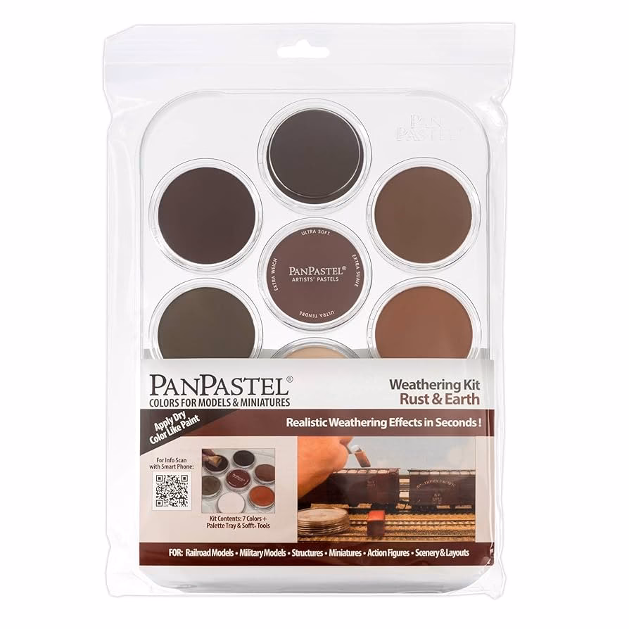 Can you use pastel chalk for weathering?
