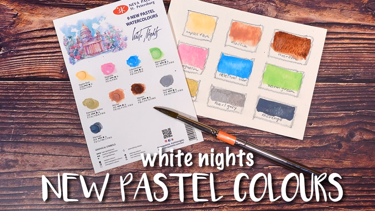 Who manufactures White Nights watercolour paint?
