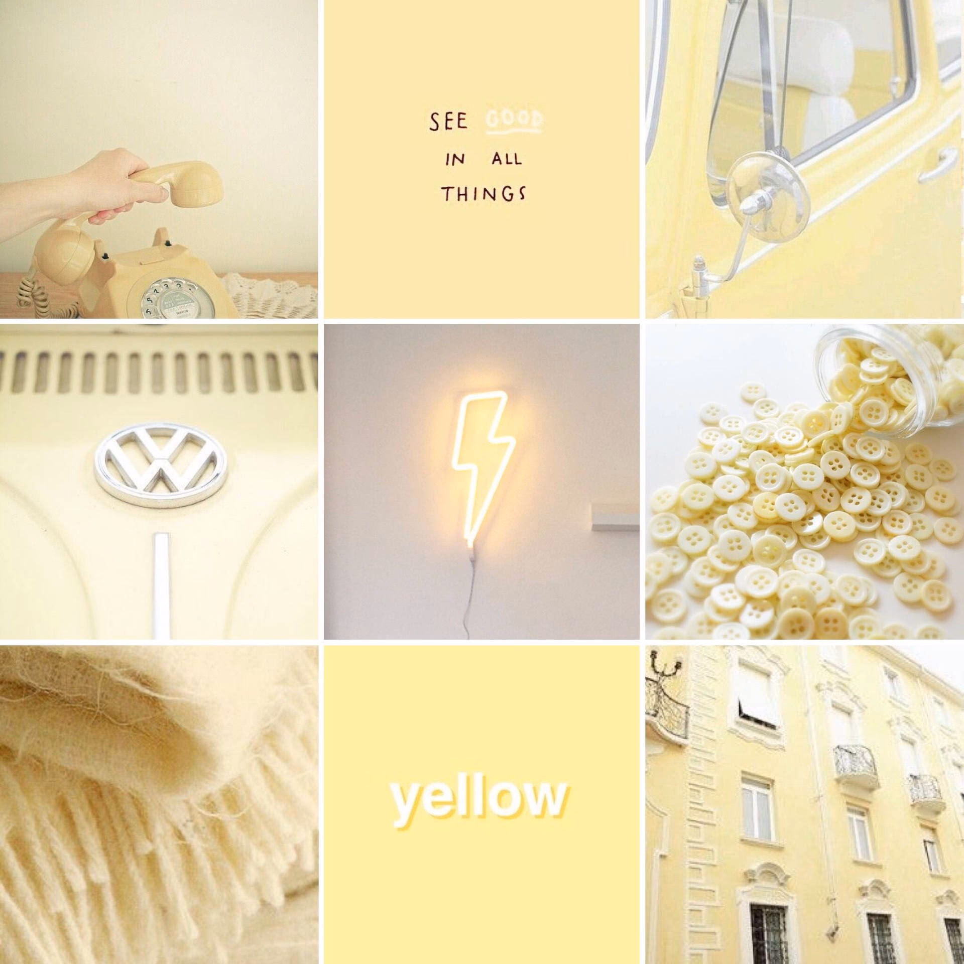 How many pastel yellow aesthetic desktop wallpapers are there?