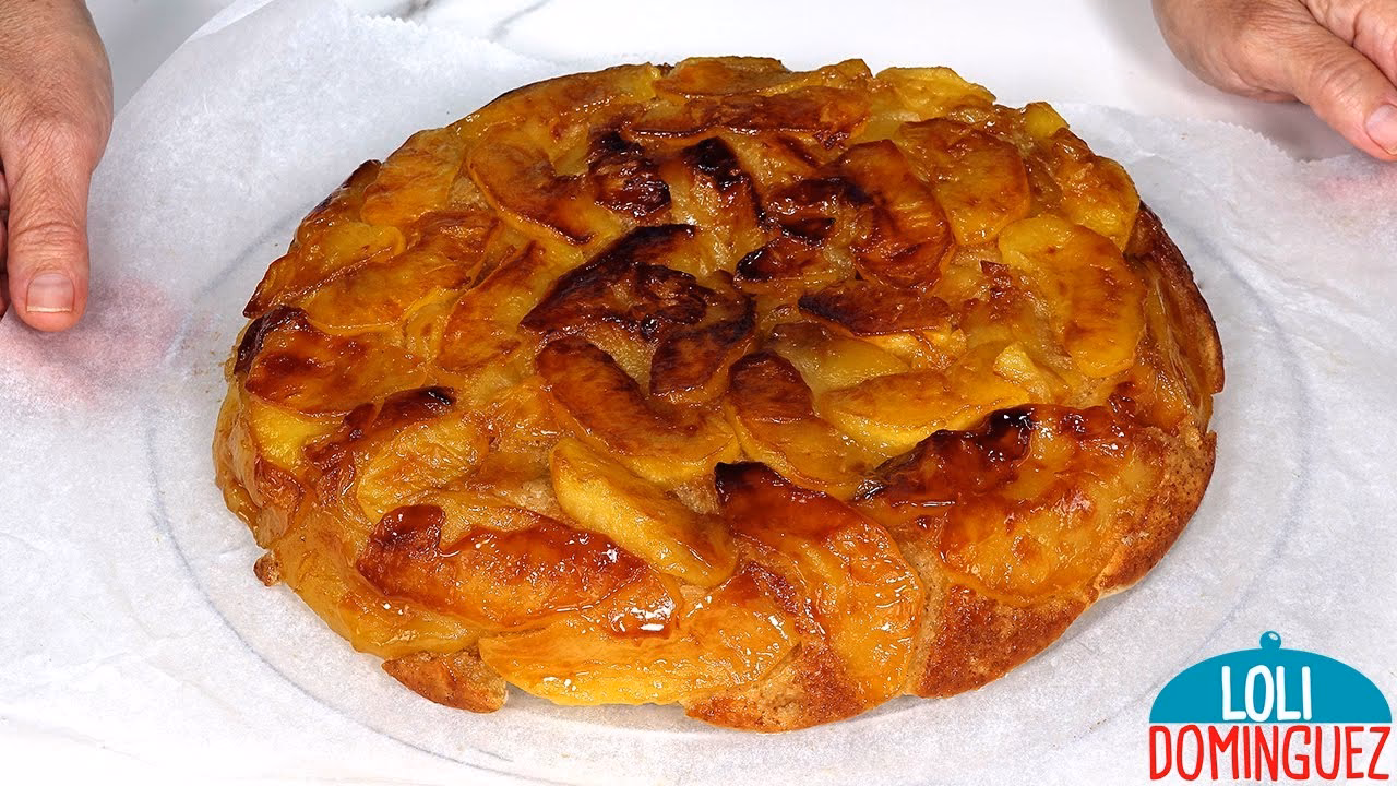 ¿Cómo hacer una sartén con manzanas y caramelo?